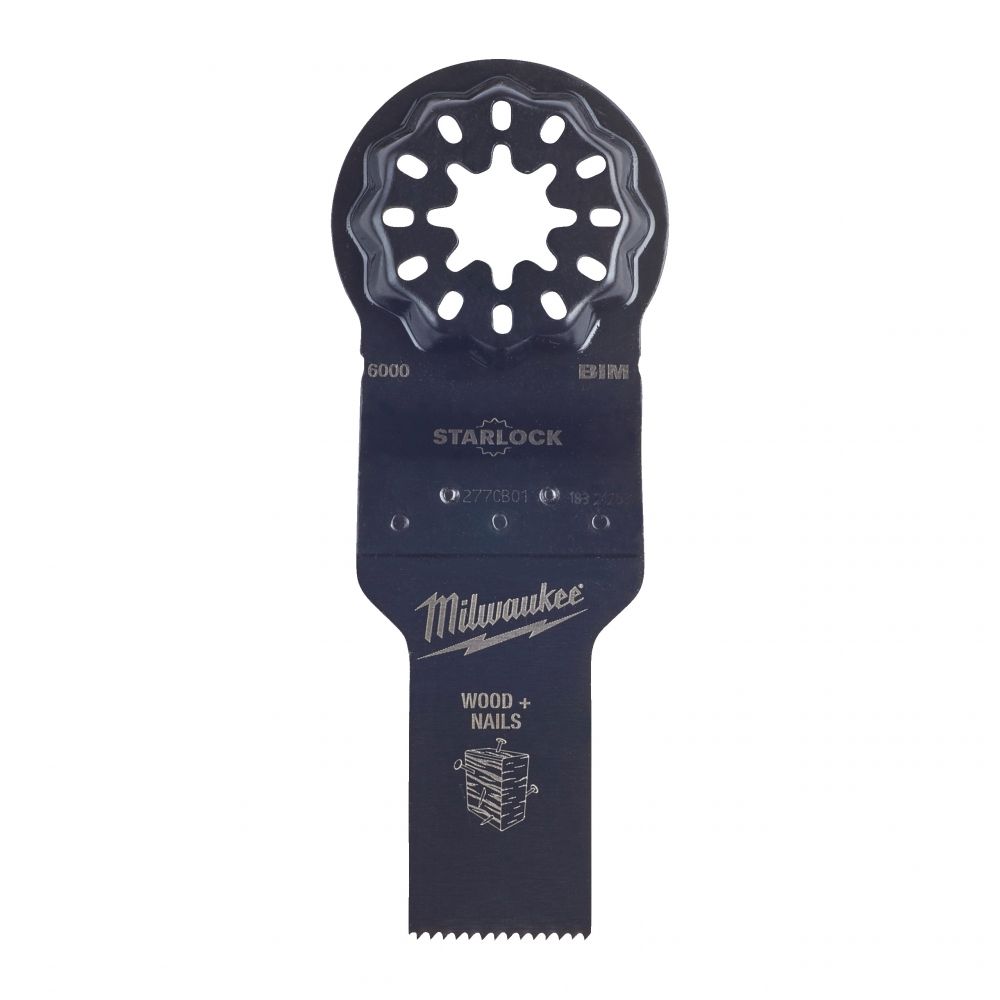 Multitool Starlock Bi-Metall Tauchsägeblatt für Schnitte in Holz mit Nägeln 